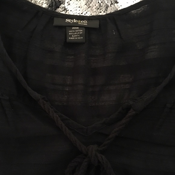 Style & Co. black top - Picture 2 of 2